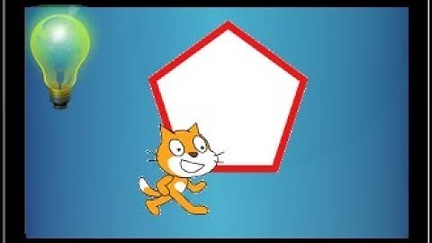 scratch • Programme pour tracer un pentagone régulier • problème d