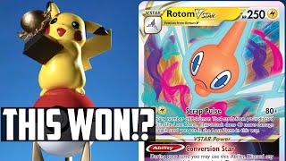 ROTOM VSTAR WON A TOURNAMENT?! AWESOME ROGUE DECK! - (Pokemon TCG Deck List + Matches)