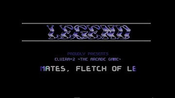 Legend intro - Elvira The Arcade Game C64