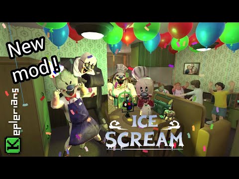 Ice Scream 3 anniversary party mod 🥳