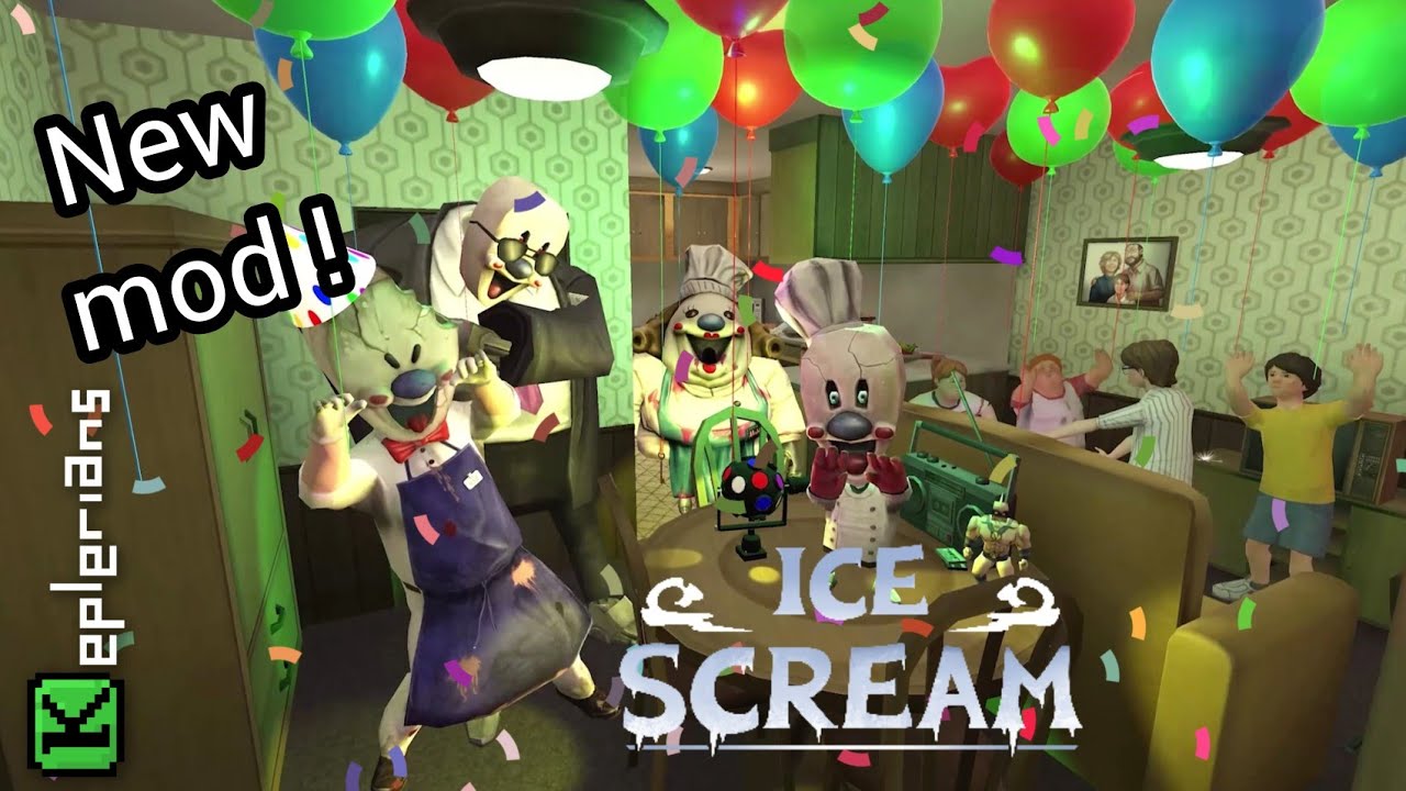 ICE SCREAM 3 ANNIVERSARY MOD 🥳, New PARTY ENDING