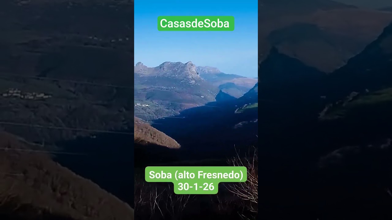 Soba desde el alto de Fresnedo en Los Tornos (Soba-Cantabria). CasasdeSoba. 30-1-26