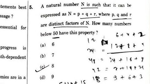 A natural number N is such that it can be expressed as Npq r. where p. q and r are distinct factors