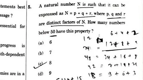 A natural number N is such that it can be expressed as Npq r. where p. q and r are distinct factors