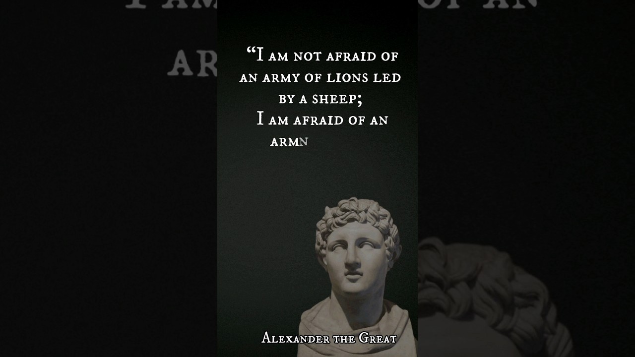 Alexander the great Top 5 quote.