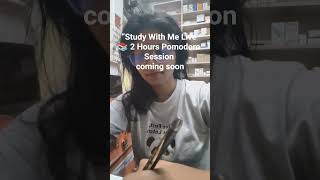 Study with me, Live study session coming soon, Productive study tips, Silent study.