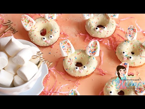 Easter Bunny Donuts Recipe | Carrot Cake Donuts for Easter | Easter baking with kids