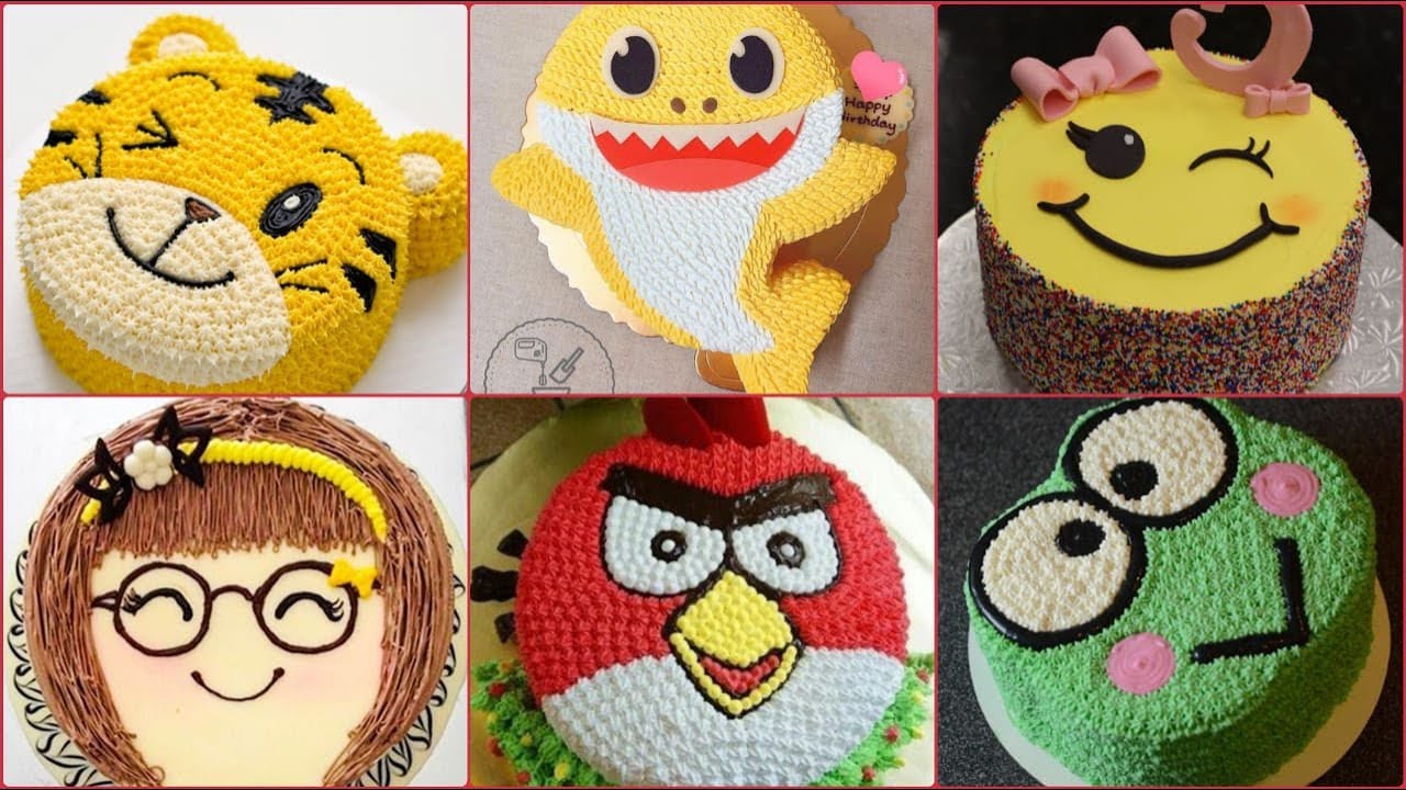 Cartoon face Birthday Cake designs ideas for boys & girls by ...