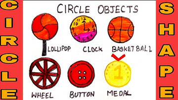 How to draw circle shape and circle shaped objects