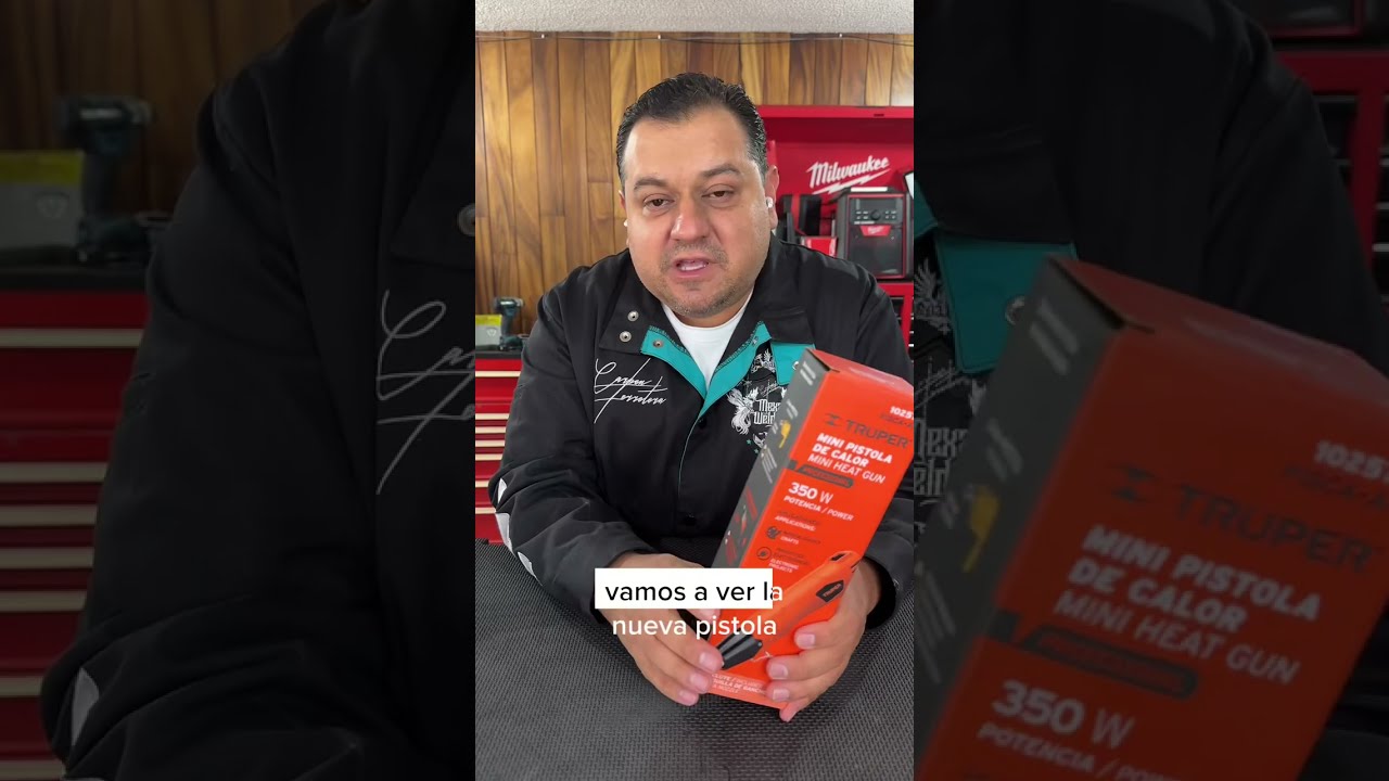 Nueva mini pistola de calor Truper @TRUPERMX