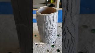 Figura De Tronco De Arbol Hecho Con Plastilina Que Endurece