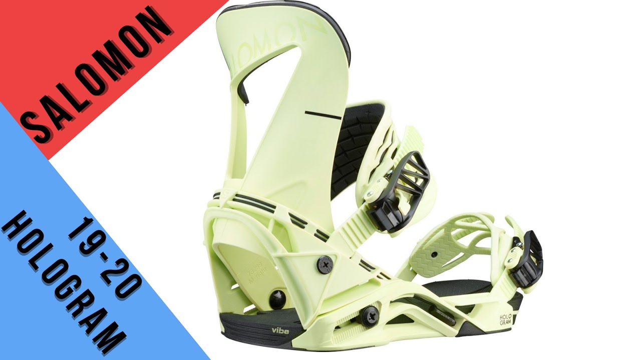 Крепления для сноуборда Salomon 19-20 Hologram Pale Lime