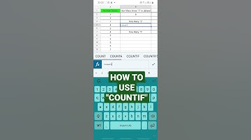 How to use Countif formula #countif #excel #formula #functions #learn #shorts