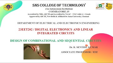 SR Latch I Digital Electronics and Linear Integrated Circuits I SNS Institutions