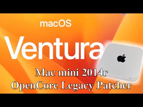macOS Ventura и Mac mini 2014г - OpenCore Legacy Patcher