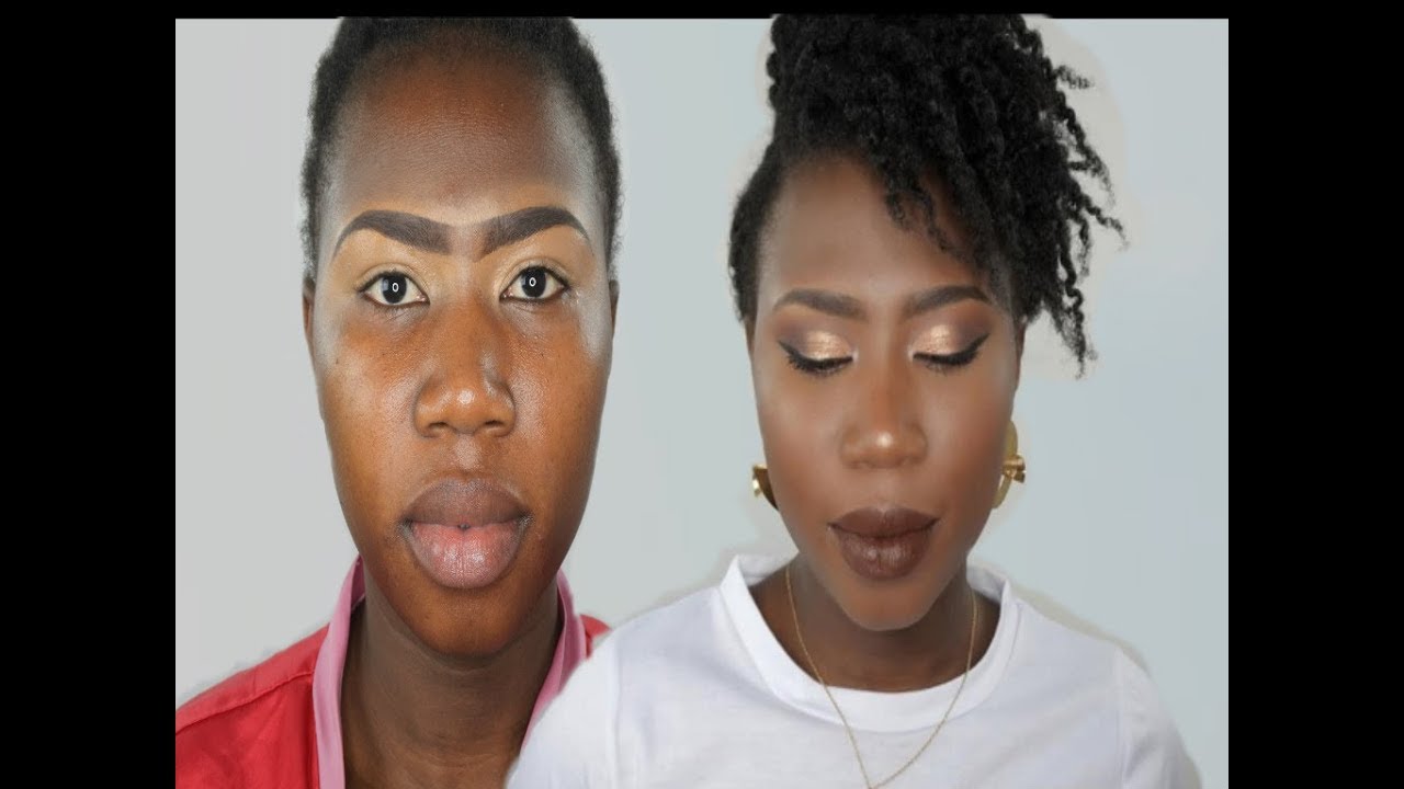 Dark Skin Makeup Tutorial 2019 DARK SKIN MAKEUP AMI YouTube