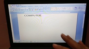 Class 3 Computer Ch 3 Word Processor:An Introduction