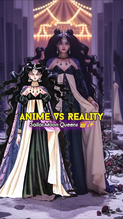 Sailor Moon Villain Queens in Real Life 😱🌙 #livingcartoon #sailormoon #ytshorts #aiart #cosplay