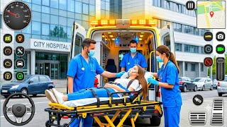 Ambulance City Rescue Simulator - 911 US Emergency Ambulance Rash Save Driving 3D : Android Gameplay screenshot 5