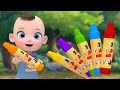 Finger Family Crayon Song 🖍 | 크레용 색깔펜 핑거패밀리 라임튜브 애니메이션 Nursery Rhymes For Kids @Lime Tube[라임튜브]