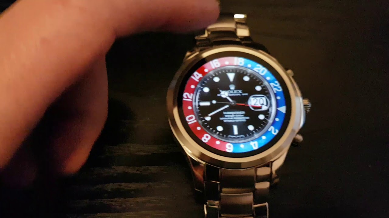 smartwatch rolex watch face