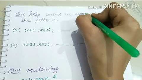 Class 3 I Maths I Chapter 1 I Number Beyond 999 Exercise 1.4