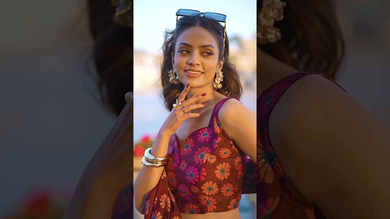 Wine Tussar Silk Lehenga