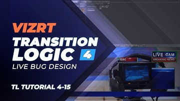 Vizrt Advanced Transition Logic Tutorial 4-15, Live Bug Design
