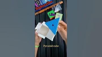 new Pyramid cube | cube solve | 3×3 cube solve | cube unboxing | magic trick cube solve #cube #magic