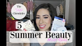 5 Summer Beauty Products Must Haves The Style Chronicles