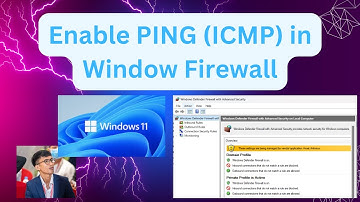 How to Allow/Enable PING(ICMP) in Window Firewall
