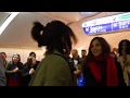 Crazy Dancers joins Musicians Jam in Paris Subway