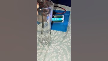 ds18b20 waterproof temperature sensor #oled #arduino #reels #arduinoproject #shorts