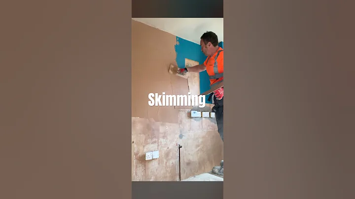Kitchen skim. #howtoplaster #plasterwall #skimming #renovation #diy #plaster