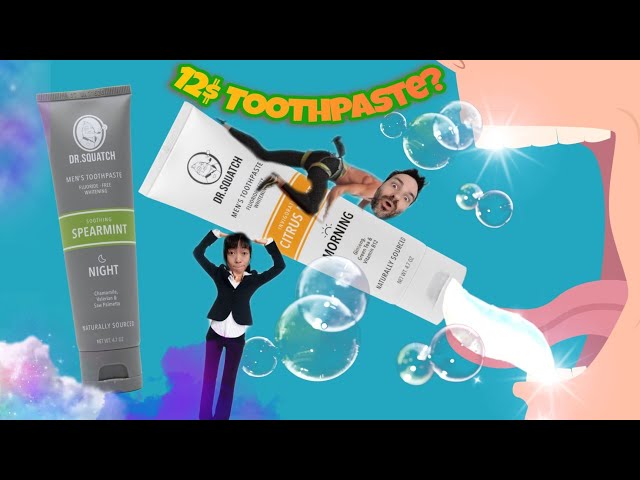 DR SQUATCH TOOTHPASTE REVIEW!! ARE THEY WORTH THE