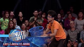 Frequent Catcher | Minute To Win It - Last Tandem Standing