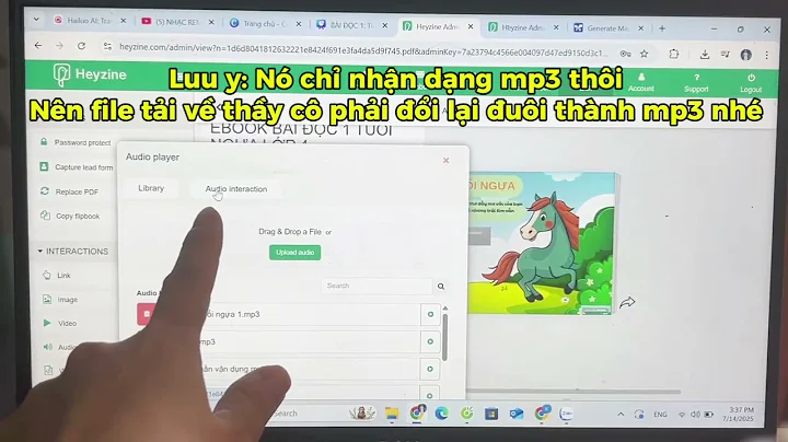 Cách tạo sách lật và chèn âm thanh, video vào sách lật ebook