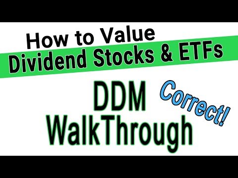 Dividend Discount Formula - A Great Way to Value Dividend Stocks & ETFs thumbnail