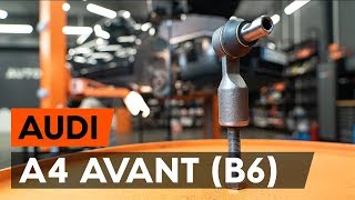 Cambiar Rótula barra de dirección AUDI A4 Avant (8E5, B6) - instrucciones en video