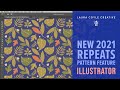 Make a Seamless Repeat Pattern with the NEW Repeats Feature in Illustrator