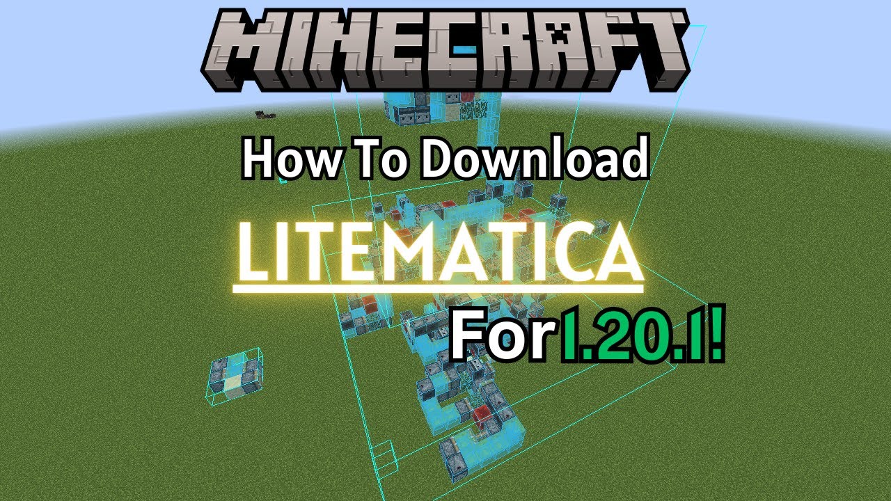 como baixar litematica minecraft 1.20.1 instalar e utilizalo in 2023