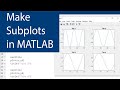 How to Make Subplots in MATLAB using Tiledlayout