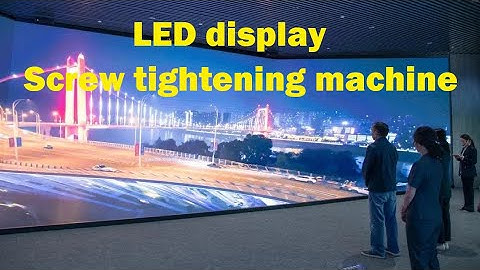 LED display module mask screw tightening machine︱Double head high speed screw machine for LED screen