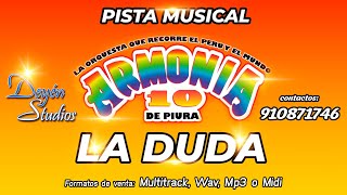 Video thumbnail of "LA DUDA ARMONIA 10 - PISTA KARAOKE ✅ DEYÉN STUDIOS ✅"