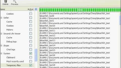 BleachBit free disk space and privacy cleaner version 0.5.3 on Windows