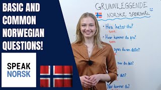 Learn Norwegian in 10 Minutes - ALL the Basic Greeting Questions You Need !