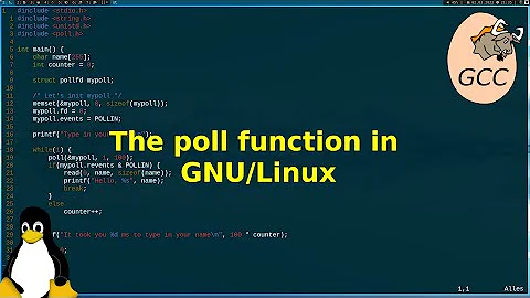 Tutorial: The poll function in GNU/Linux