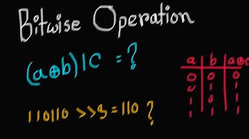 Week 5: Bitwise Operations