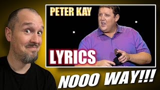 He’s HILARIOUS!! | Peter Kay - Misheard Lyrics (The Tour That Didn’t Tour Tour) | REACTION!!!