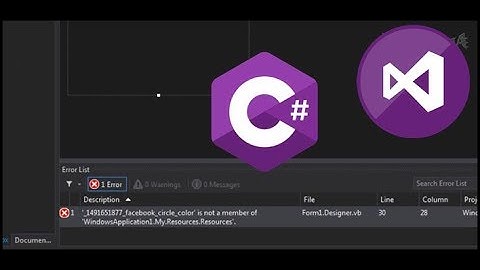 [ VB.NET, C# ] Mengatasi Error : " Resources is not a member " | My.Resources.Resources